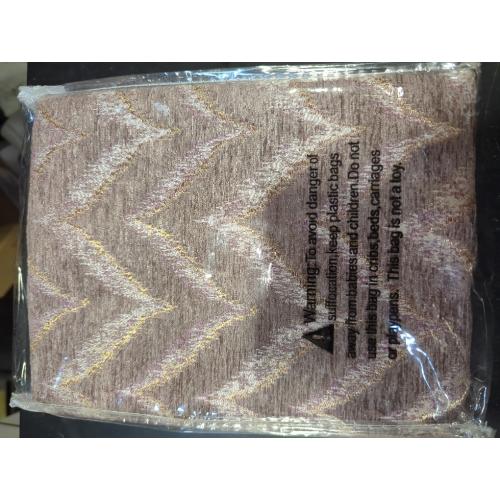 Serenta 2pc Lumbar Pillow Shell Arusha Light Brown Jacquard Chenille Pillow Shell