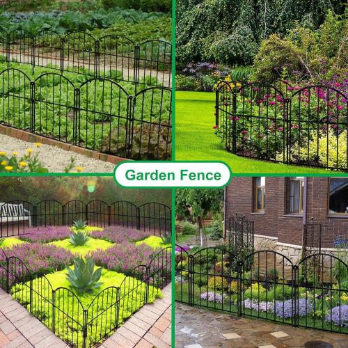 Decorative Garden Fence, 17in (H) x 30ft(L) No Dig Fence