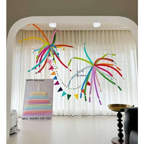 260 Balloons - Clear Long Balloons for Tying Balloon Arch & Balloon Ties