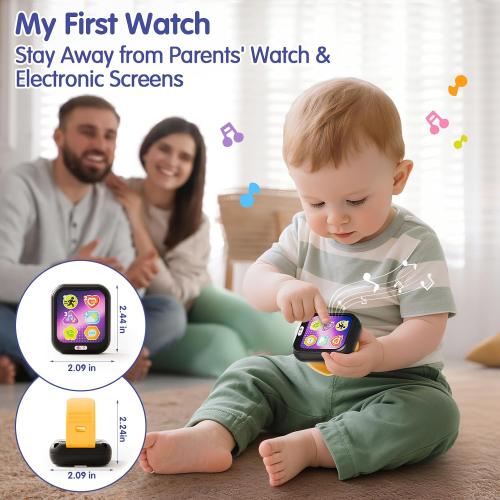 HOLA Toys for 1 Year Old Boys & Girls, 7 Functions Baby Musical Toy Watch, Learning & Travel Baby Toys 6-12-18 Months, Birthday Gift for Boys & Girls Christmas Stocking Stuffers