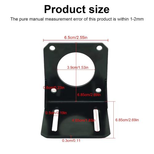 4pcs Nema 23 Stepper Motor Steel Mounting Bracket Fixed Seat