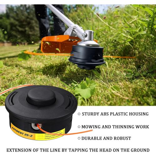 25-2 Bump Feed Trimmer Head Compatible with Stihl Weed Eater Head
