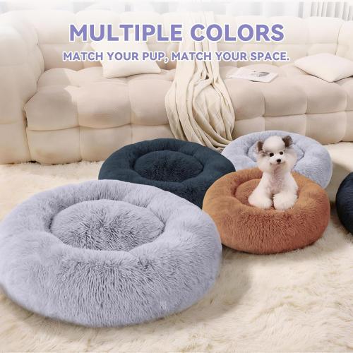 Cat Beds for Indoor Cats, Washable 20 Donut Pet Bed for Small Dogs