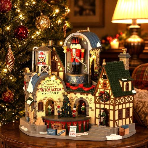 Lemax Holiday & Christmas Collection Ludwig's Wooden Nutcracker Factory