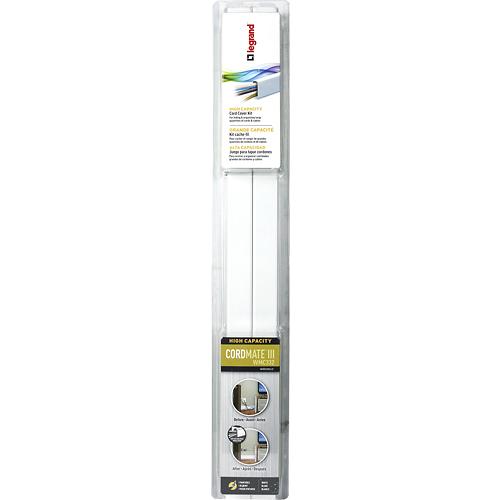 Ensemble De Gestion De C bles Wiremold WMC332 CordMate III, Pouvant  tre Peint, Blanc