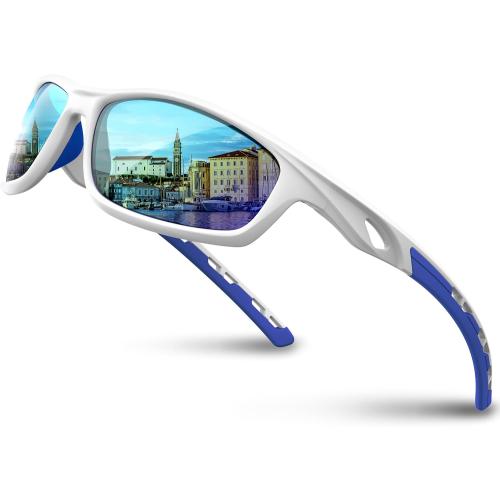 RIVBOS Womens Polarized Sports Sunglasses UV400 for Driving Cycling RB833