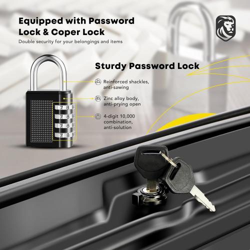 YHTAUTO Truck Bed Storage Tool Box Lockable Compatible with 2007-2018 Chevrolet Silverado & GMC Sierra 1500 2500 3500 Passenger Side, Swing Waterproof Wheel Well Toolbox