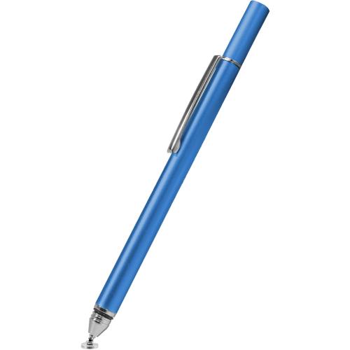BoxWave Stylus Pen Compatible With ONN Tablet (8 in) - FineTouch Capacitive Stylus, Super Precise Stylus Pen - Lunar Blue