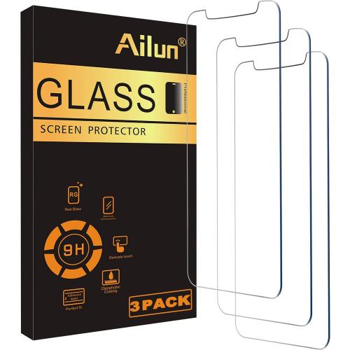 Ailun Screen Protector for iPhone 12 pro Max 2020 6.7 Inch 3 Pack Case Friendly Tempered Glass