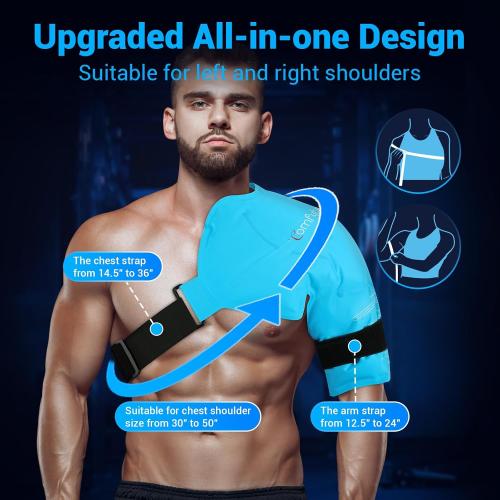 Comfytemp Shoulder Ice Pack, Rotator Cuff Cold Therapy Wrap (Large/X-Large)