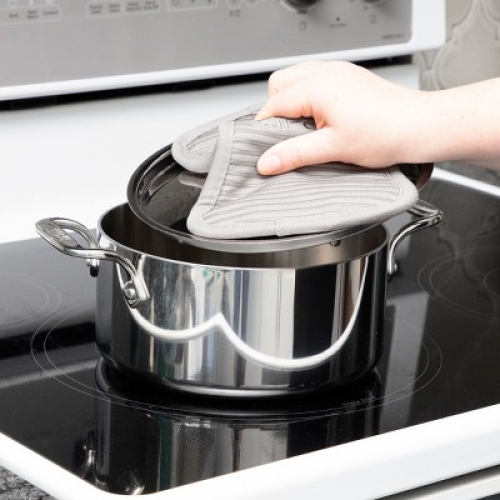 All-Clad Premium Pot Holder, 2 Piece, Titanium