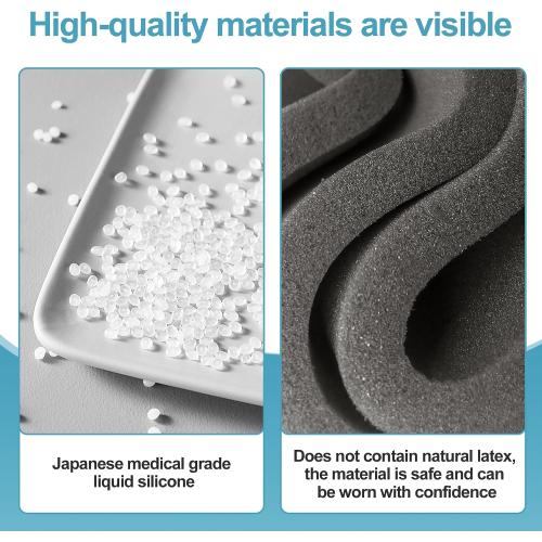 2 Pack Memory Foam Mask Cushions for AirFit F30i Flexible Seal CPAP Supplies Soft Lightweight Fit for Irritation-Free Gentle Contact - Medium
