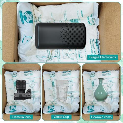 8 Pack 16x14 Foam Bags For Shipping, Instant Pack Quick Expanding Foam Packaging Bags, Packing, Mailing and Shipping Solutions