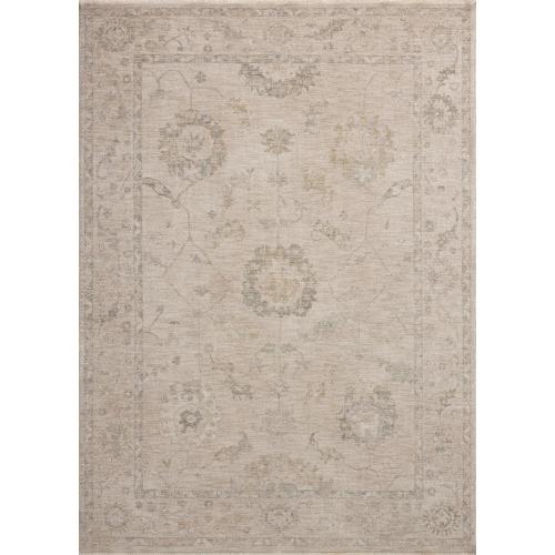 Loloi Chris Loves Julia Louisa Collection LOI-02 Oatmeal/Slate 2'-7 x 8'-0, .38 Pile Height, Runner Rug