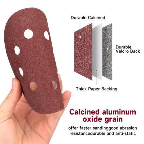 165 PCS 5 Inch Sanding Discs Random Orbital Sander Sandpaper