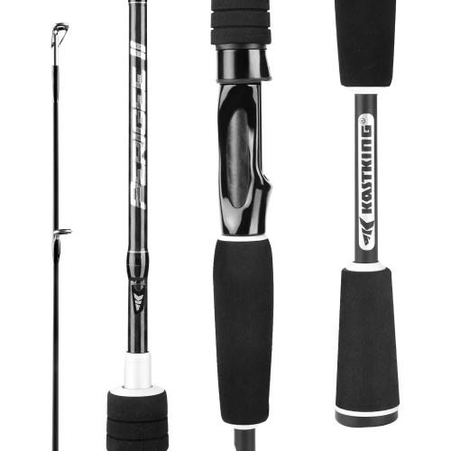KastKing Perigee II Spinning & Casting Fishing Rods, Fuji O-Ring Line Guides, 24 Ton Carbon Fiber Casting and Spinning Rods - Two Pieces,Twin-Tip Rods ‼️used ‼️product comes with tape around one of the rods‼️