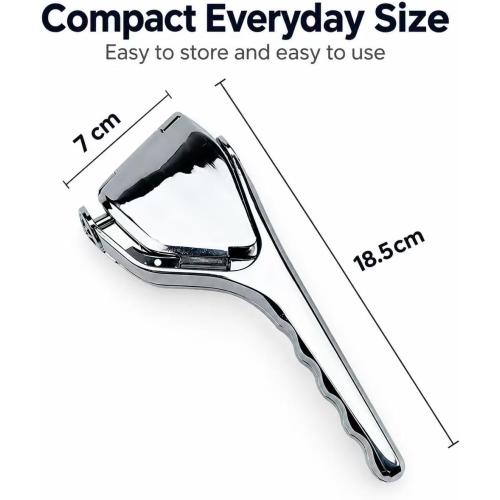 Zinc Alloy Manual Lemon Squeezer with Ergonomic Long Handle