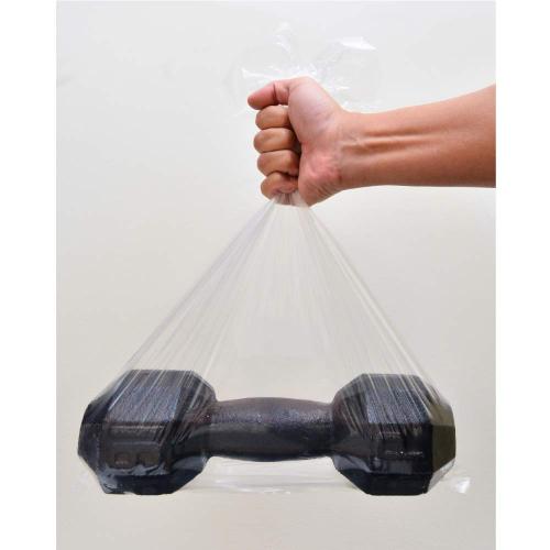 Wowfit 100 CT 16x20 1.1 Mil Large Clear Poly Bags for Packaging, Flat Open