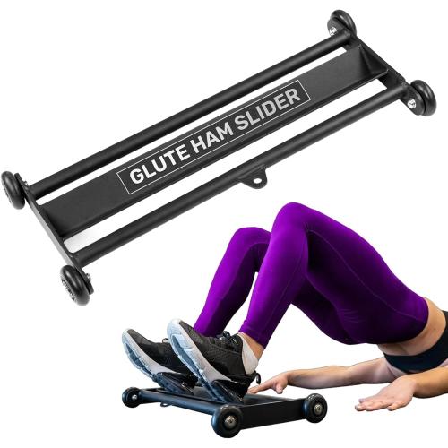 Glute Ham Glider [Bells of Steel] Home Gym Multi-Function Ab Glute Machine, Heavy Duty Ab Glider Machine for Hamstring Curl, Abdominal and Leg Workouts