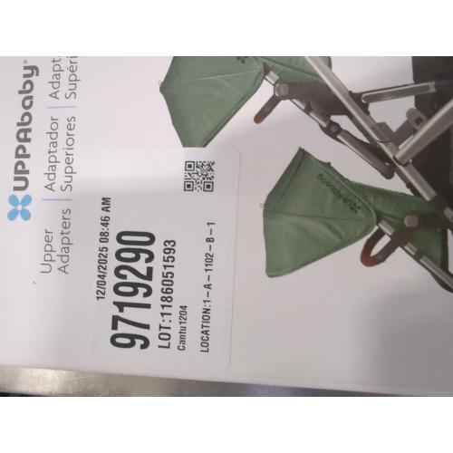 UPPAbaby Upper Adapter for Vista, Vista V2, and Vista V3 Strollers/ Compatible with Bassinet, Toddler Seat, Aria, Mesa V2, or Mesa Max Infant Car Seats / Quick   Secure Attachment / 1 Set