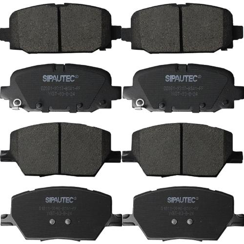 SIPAUTEC-Front & Rear Carbon Fiber Ceramic Brake Pads | Low Noise | Dust Free
