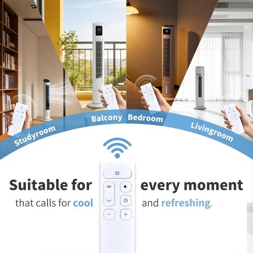 Replace Remote for ZICOOLER/Senmeo UML-018/UML-046 Oscillating Fan