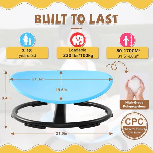 Zhenx Spinning Chair for Autistic Kids (Ages 3-18), Autism Sensory Toy Gift