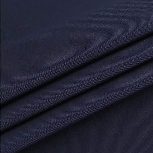 FOLINS&HOME Navy Blue 48 Inch Round Tablecloth, Waterproof Table Cloth