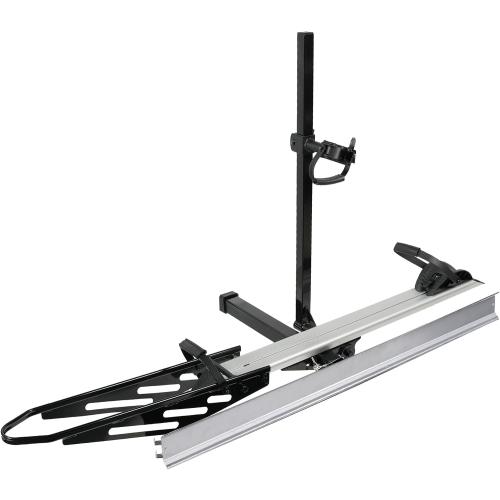 RokRack S One 1-Ebike Rack with Ramp, 100 lbs Capacity, Single Hitch Mount Electric Bike Rack, Fits up to 5 Fat Tire Width and 50 Wheelbase, Ebike Carrier Rack for 2 Receiver for Cars SUVs Vans RVs