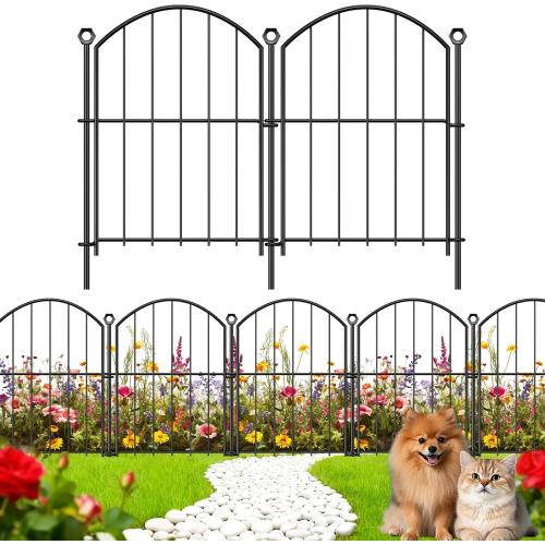 Decorative Garden Fence, 17in (H) x 30ft(L) No Dig Fence