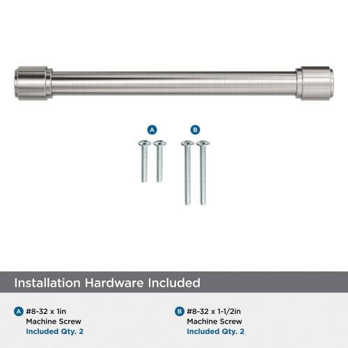 Faircrest 6-5/16 in. (160mm) Center-to-Center Satin Nickel Bar Cabinet Pull