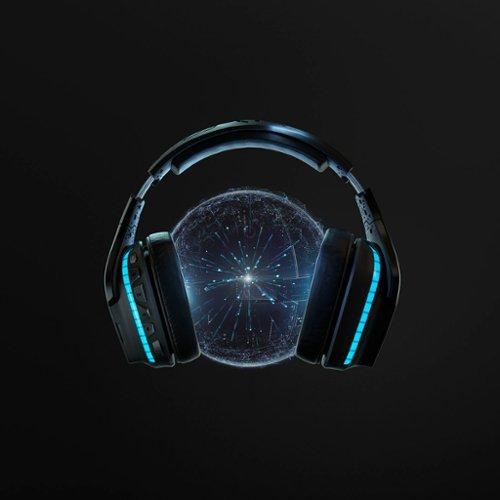 Logitech - G935 Wireless 7.1 Surround Sound Over-the-Ear Gaming Headset for PC with LIGHTSYNC RGB Lighting - Black/Blue