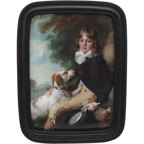 5x7 Vintage Picture Frame, Antique Black Ornate Frame