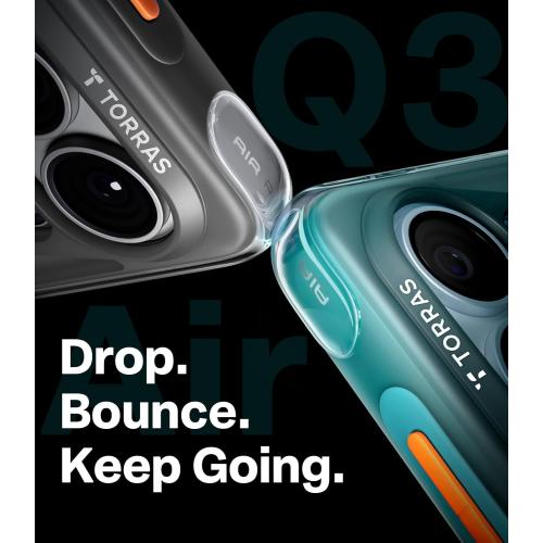 TORRAS Q3 Air for Samsung Galaxy S26 Ultra Case with Stand, Shadow Black
