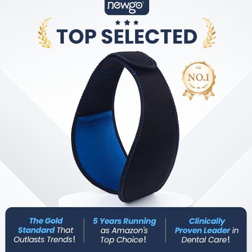 NEWGO Wisdom Teeth Ice Pack Head Wrap for Face, Jaw Toothache, FSA Eligible