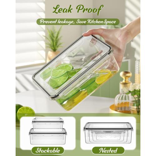 Canfanni 40 Piece Food Storage Containers with Lids, BPA-Free