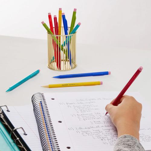Paper Mate SharpWriter Mechanical Pencils 0.7 mm HB Number 2 Pencil Lead, School Supplies, Office Supplies, Classroom Must Haves, College School Supplies, Assorted Colors, 12 Count