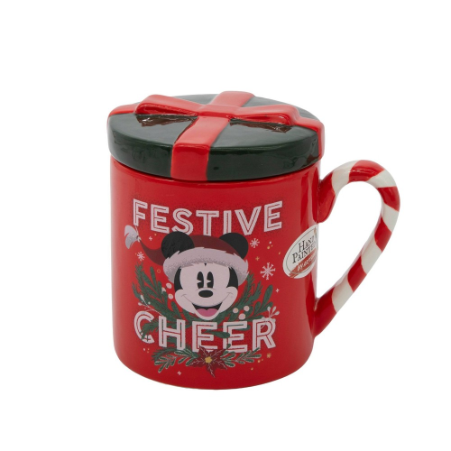 Disney 18.6oz Ceramic Lid Mug Red