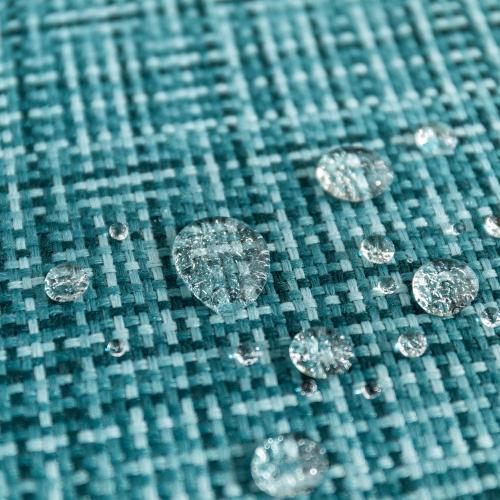 Kevin Textile Outdoor Waterproof 14x24 Lumbar Pillow Covers 2 Pack, Teal