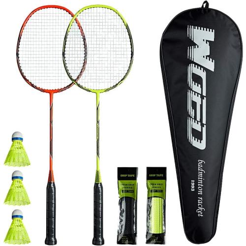 Professional Carbon Fiber Badminton Rackets Badminton Racquet for Backyards Gym‼️missing items‼️