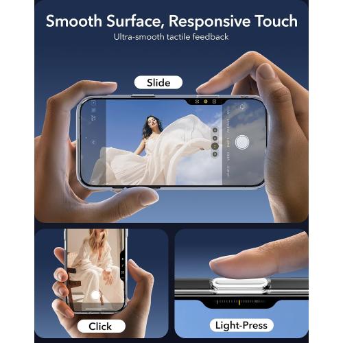 ESR for iPhone 16 Pro Case, Camera Control Cover, Compatible with MagSafe, Shockproof Military-Grade Protection, Magnetic Phone Case for iPhone 16 Pro, Classic Hybrid Case, Clear