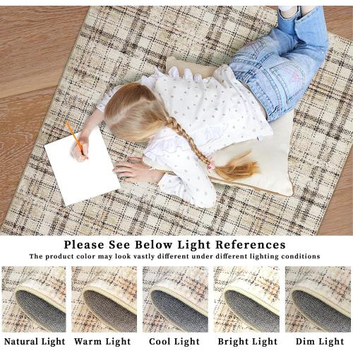 area plaid rug