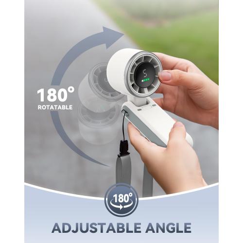 PlayHot Portable Handheld Turbo Fan, Travel Essentials, Gifts for Women/Men