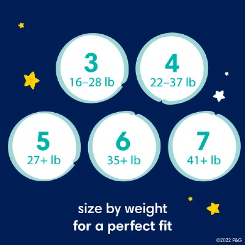 Pampers Swaddlers Overnight Diapers Super Pack - Size 7 - 36ct