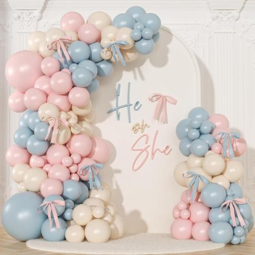 Gender Reveal Balloon Kit, 141Pcs Baby Shower Decorations