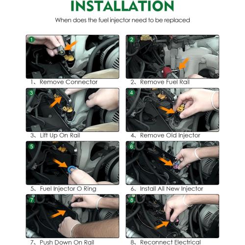 Fuel Injectors for:-Ford 2.0L L4 Focus 2008-2011, Fusion 2013-2017