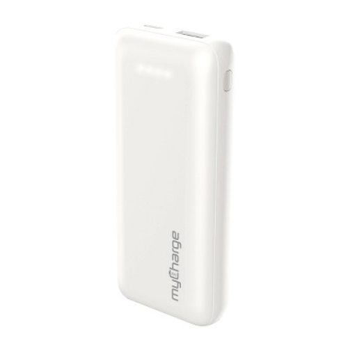 myCharge 10000mAh Power Go Power Bank - White