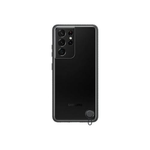 Samsung Clear Protective Cover EF-GG998 - Back cover for cell phone - black - for Galaxy S21 Ultra 5G