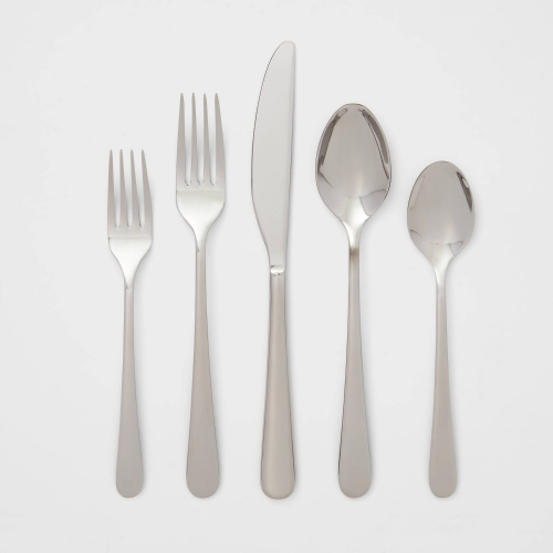 20pc Harrington Flatware Set Silver - Threshold™