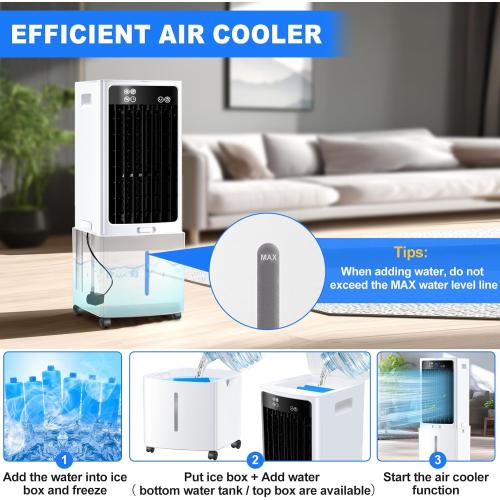 Portable Air Conditioner, Portable Evaporative Air Cooler, Swamp Cooler
